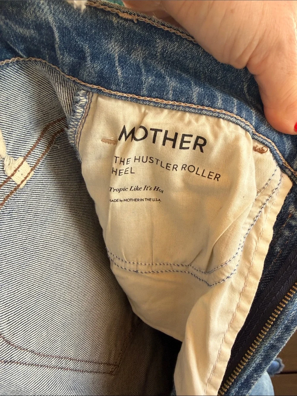 MOTHER Roller Hustler Tropic Like It’s Hot, sz 28